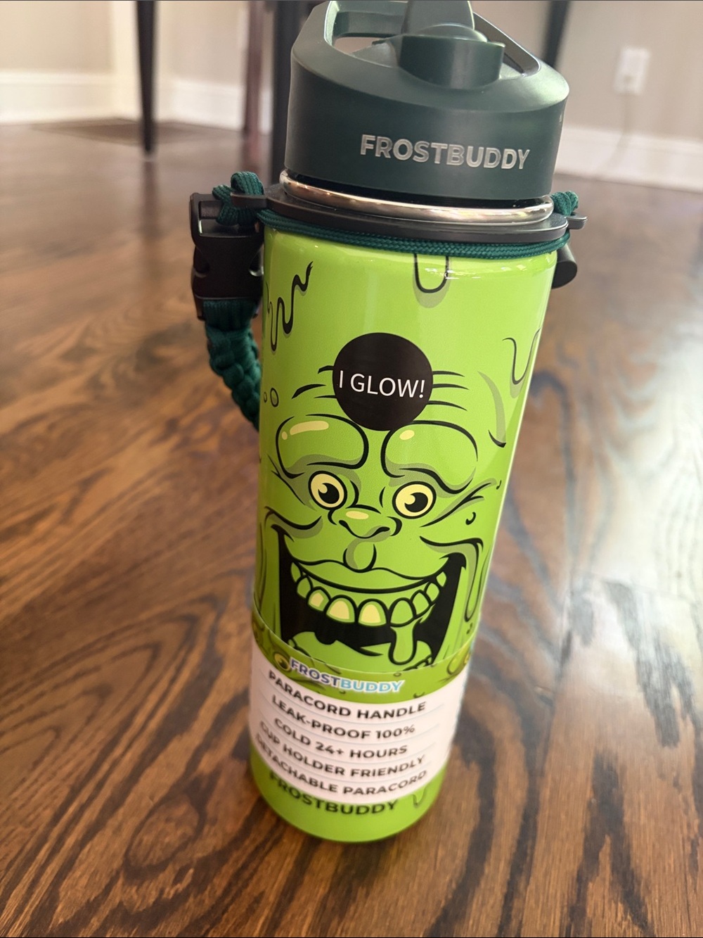 NWT Frost Buddy Sport Buddy Green Slime 24oz Tumbler